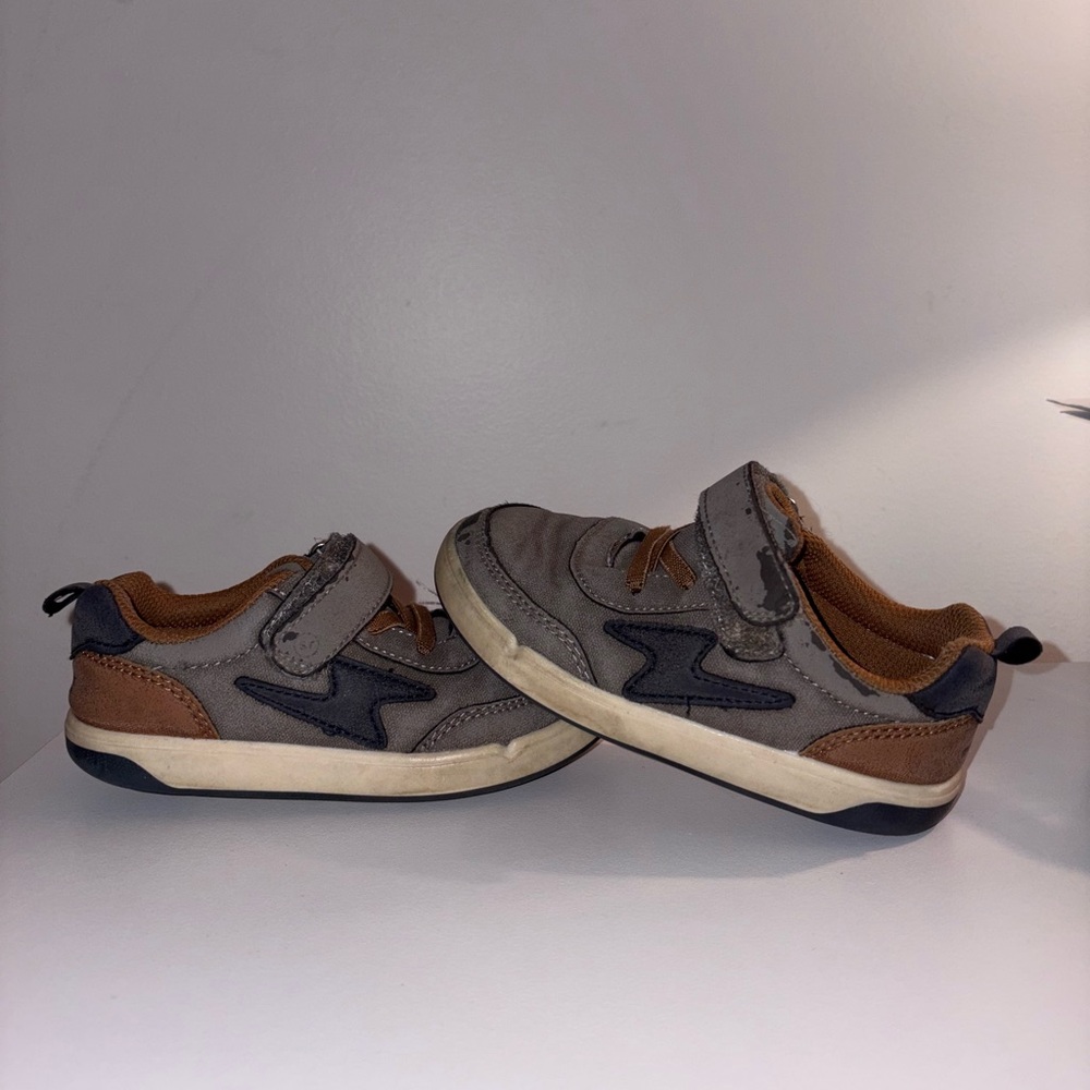 Stride Rite Toddler Boys Maxwell Casual Sneakers – Gray Toddler Size 9